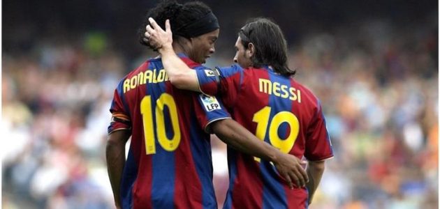 رونالدينيو: سيكون من الرائع أن ينهي ميسي مسيرته في برشلونة