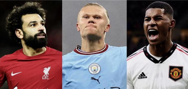 ترتيب هدافي الدوري الإنجليزي بعد نهاية الجولة 33.. هالاند يُحلق وراشفورد يتساوى مع محمد صلاح